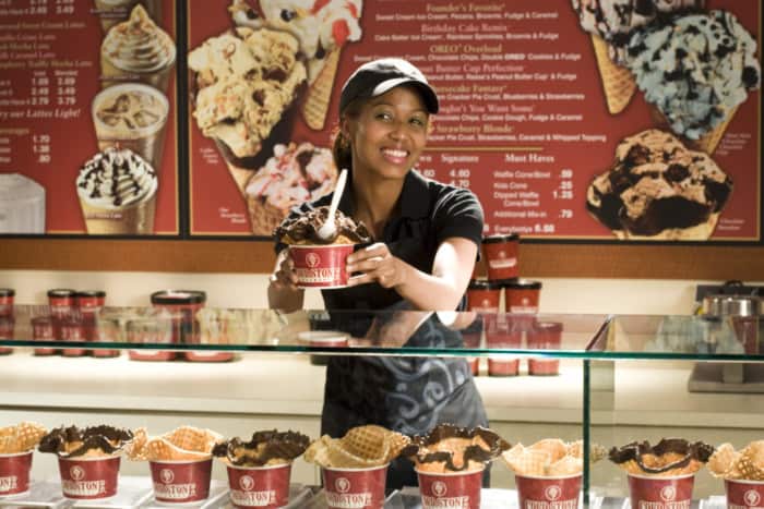 Does Cold Stone Creamery accept apple pay