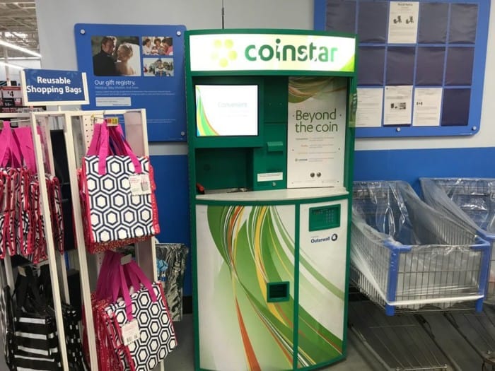 Walmart coinstar machine